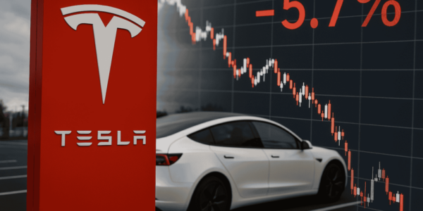 特斯拉股價重挫5.7% 終結連五日漲勢