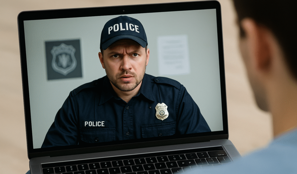 冒牌警察視訊詐騙猖獗！警方嚴正澄清：視訊筆錄全是騙局