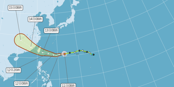 颱風楊柳逼近！週三、四影響台灣 暴風圈侵襲機率逾八成