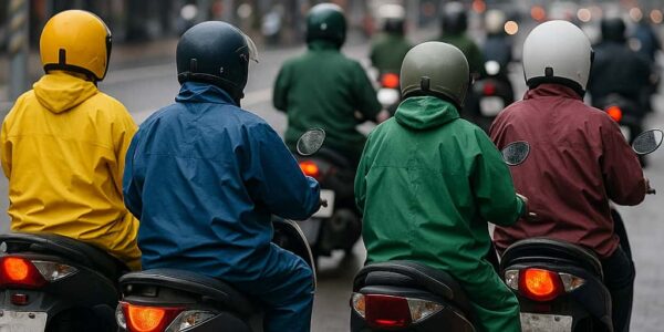 沒下雨卻滿街「雨衣大軍」？網揭暖心真相：冬天最強防風衣