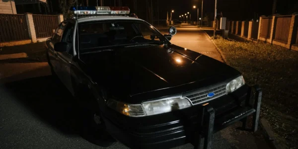 苗栗警車圍捕嫌犯失控翻溝 事故原因待查