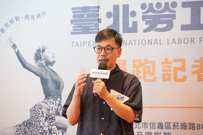 01 臺北勞工影展代言人侯季然導演 (電影戲劇業職業工會 提供)