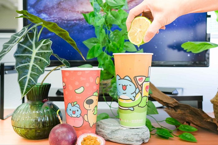 圖說:咖波與飲品元素互動軟萌療癒,9款插圖隨機收藏,增添生活心情小彩蛋。(資料來源:清心福全)